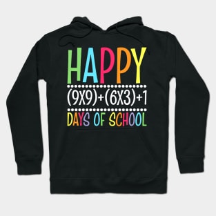 Funny Math Formula 100 Days Of School Teacher Boys Girls Hoodie